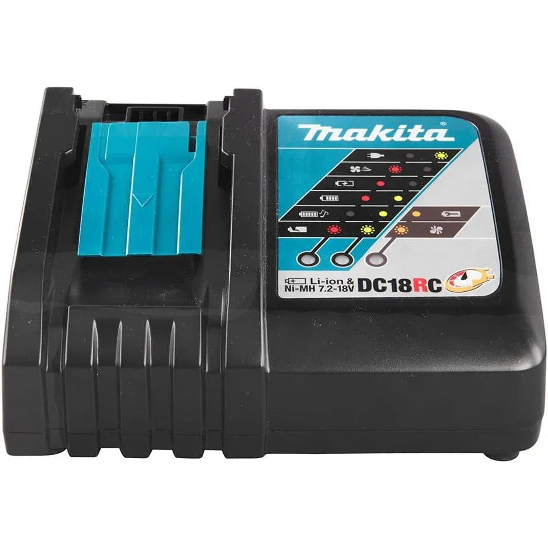 Makita 18V 5.0Ah Li-Ion Battery Kit (2-Pack) with Charger & Storage Case